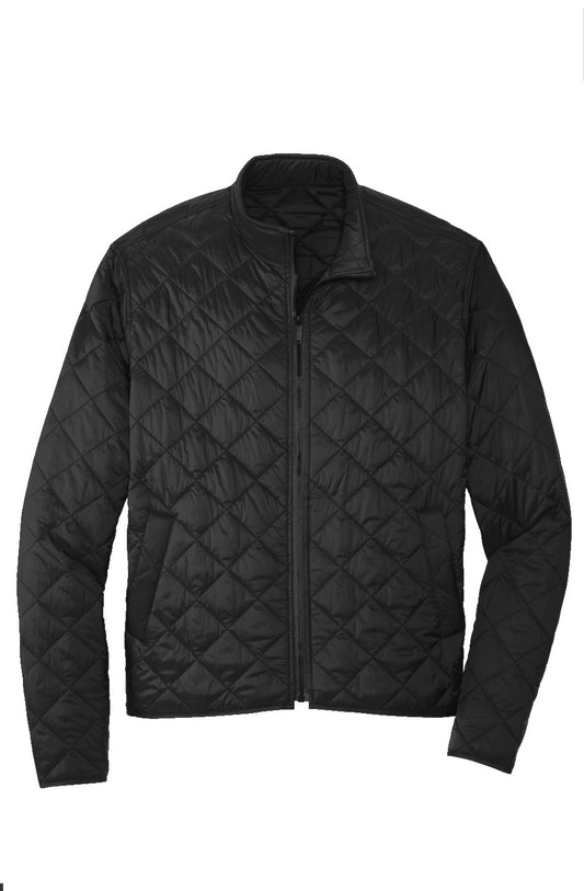 BLEU' | Quilted Full-Zip Jacket